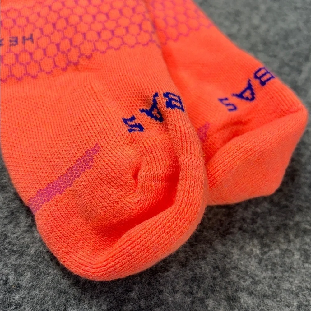 Bombas Hex Tec honeycomb Orange purple white Socks bundle of 3 Xl